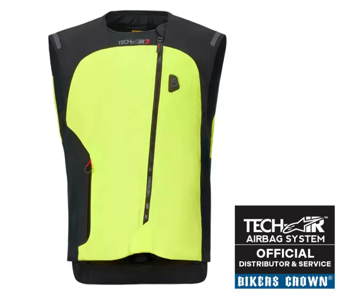 Airbagová vesta na moto 2026 Alpinestars Tech-Air® 3 V2 black/yellow fluo