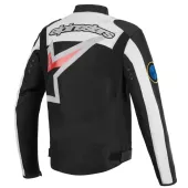 Bunda na moto 2026 Alpinestars Axton black/off white/bright red