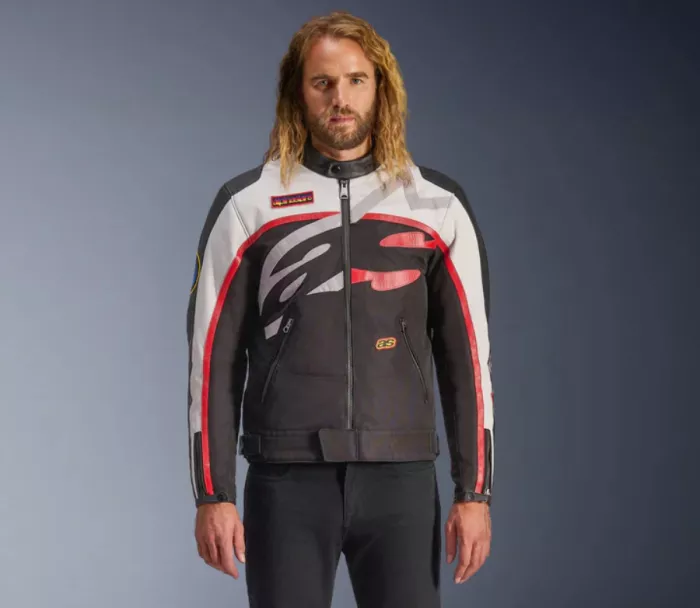 Bunda na moto 2026 Alpinestars Axton black/off white/bright red