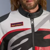 Bunda na moto 2026 Alpinestars Axton black/off white/bright red
