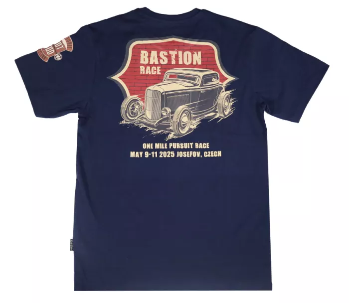 Tričko Rusty Pistons Bastion race 2025 navy blue