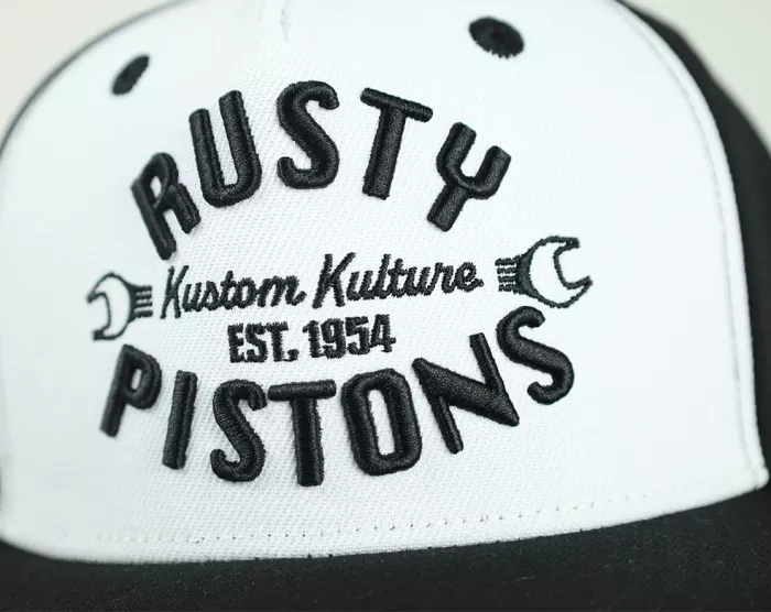 Kšiltovka Rusty Pistons Baxter black/white