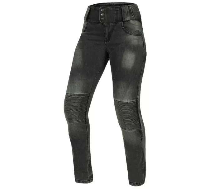 Dámské moto kalhoty Trilobite Bella ladies grey jeggins