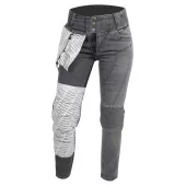 Dámské moto kalhoty Trilobite Bella ladies grey jeggins