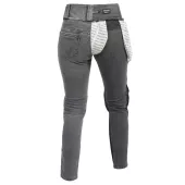 Dámské moto kalhoty Trilobite Bella ladies grey jeggins