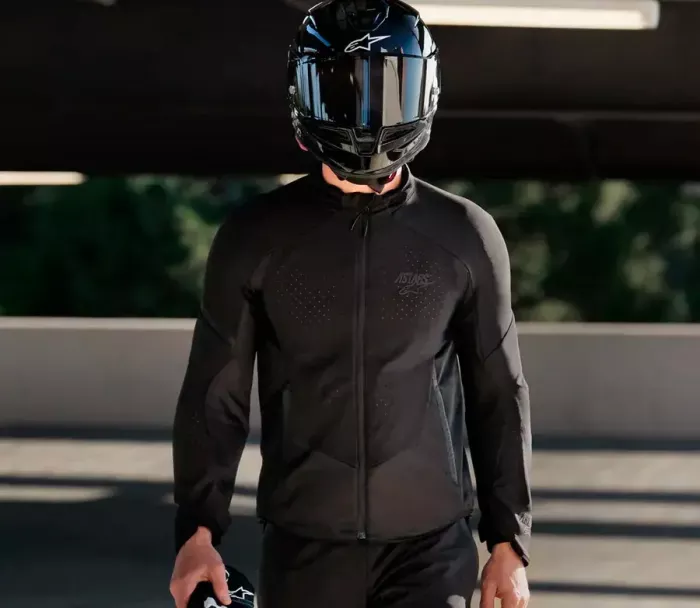 Softshell bunda na moto 2026 Alpinestars Aeroshell Airflow black/anthracite