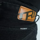 Dámské kalhoty Trilobite Parado doublelayer AAAA slim fit jeans black level 2 (prodloužené)