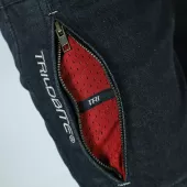 Dámské kalhoty Trilobite Parado doublelayer AAAA slim fit jeans black level 2 (prodloužené)