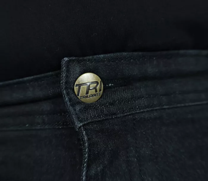 Dámské kalhoty Trilobite Parado doublelayer AAAA slim fit jeans black level 2 (prodloužené)