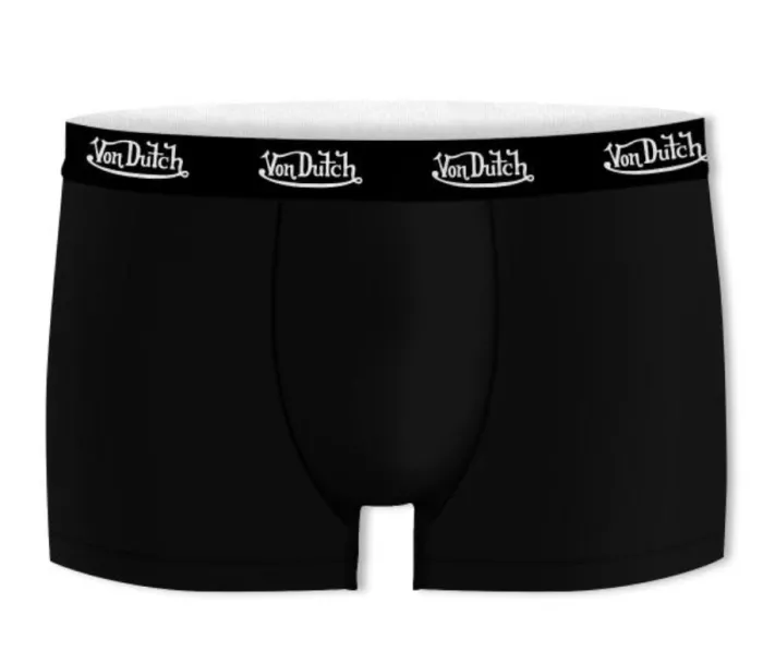Boxerky Von Dutch Basic black/black (2ks v balení)