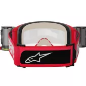 Brýle na motokros 2025 Alpinestars Vision 5 Blaze red/clear roll-off