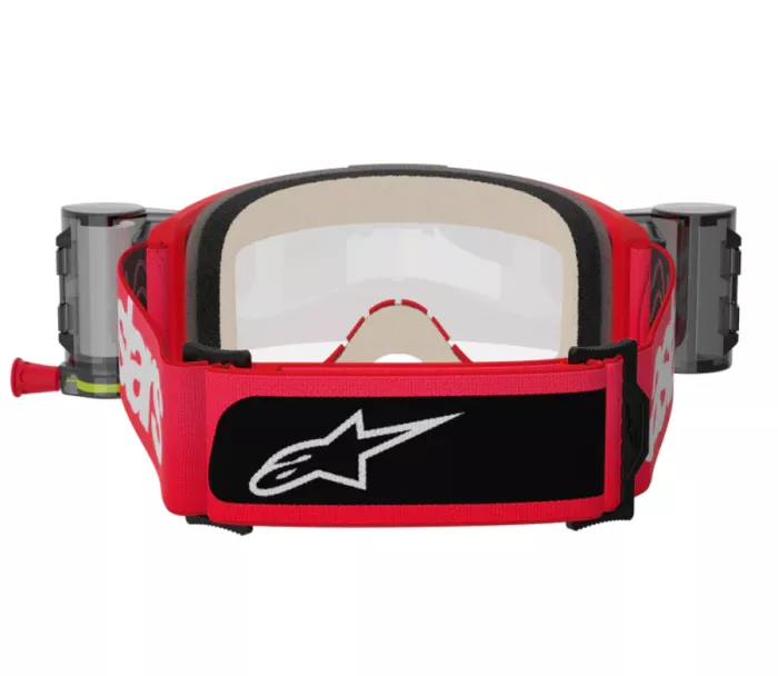 Brýle na motokros 2025 Alpinestars Vision 5 Blaze red/clear roll-off
