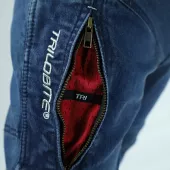 Kalhoty na moto Trilobite Parado doublelayer AAAA slim fit men blue level 2