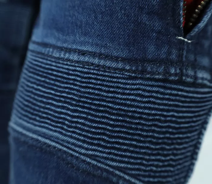 Kalhoty na moto Trilobite Parado doublelayer AAAA slim fit men blue level 2