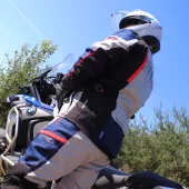 Kalhoty na motorku XRC Winkle 2.0 WTP men adventure grey/black/blue