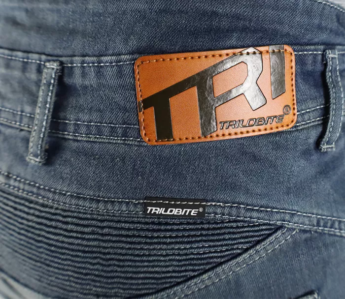 Dámské kalhoty Trilobite Parado doublelayer AAA skinny fit blue level 2