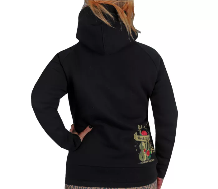 Dámská mikina Rusty Pistons RPSWW43 Blyn černá