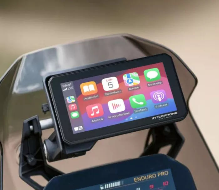 Interphone displej BMW - Apple CarPlay a Android Auto pro motocykly