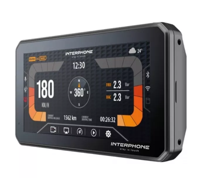 Interphone displej BMW - Apple CarPlay a Android Auto pro motocykly