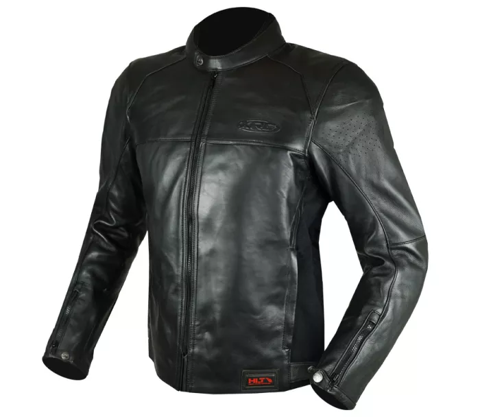 Kožená bunda na moto XRC BOTRIC HLT black