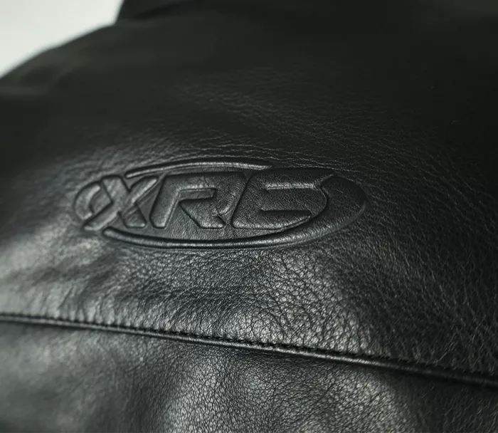 Kožená bunda na moto XRC BOTRIC HLT black