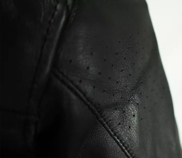 Kožená bunda na moto XRC BOTRIC HLT black