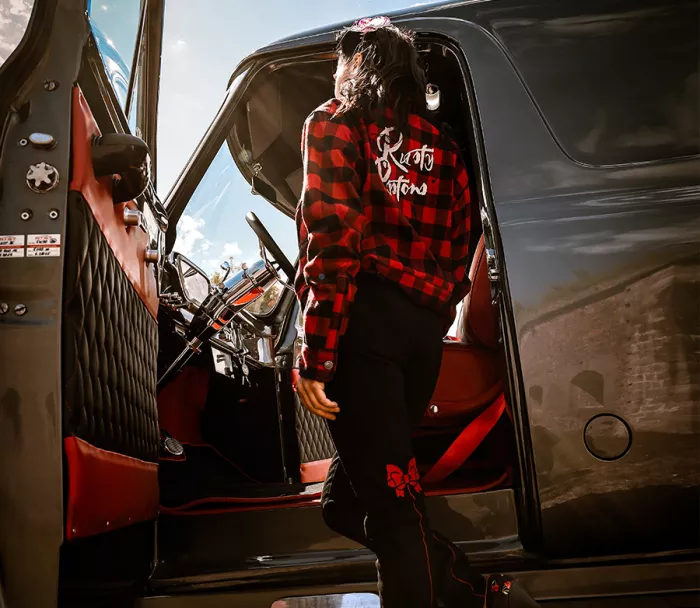 Rusty Pistons RPJAW23 Elwha lady red jacket