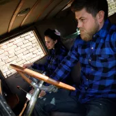 Pánská košile Rusty Pistons Sooke dark blue