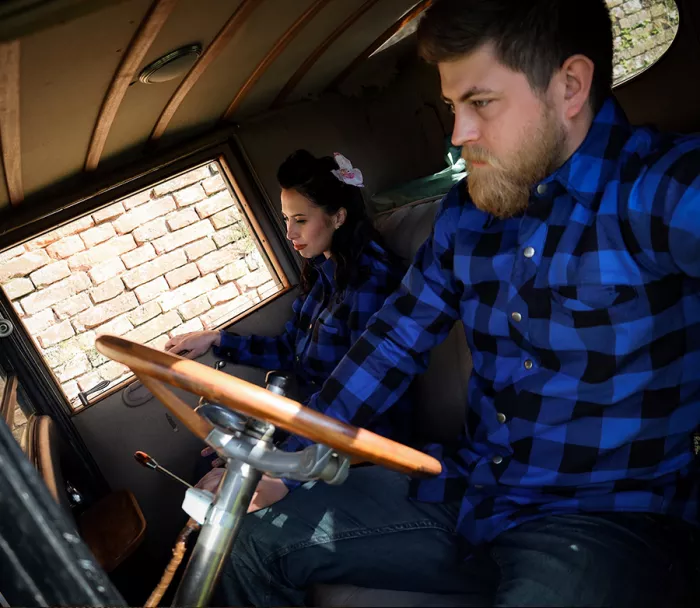 Pánská košile Rusty Pistons Sooke dark blue