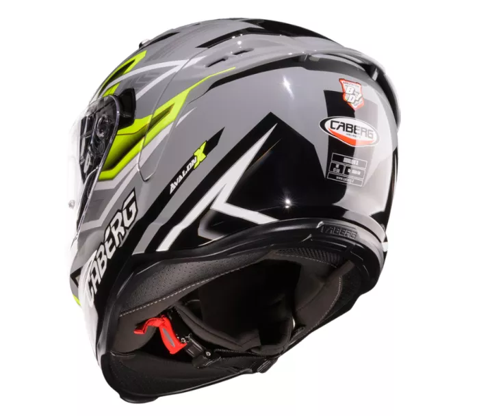 Integrální helma Caberg Avalon X Brama grey/yellow fluo/black