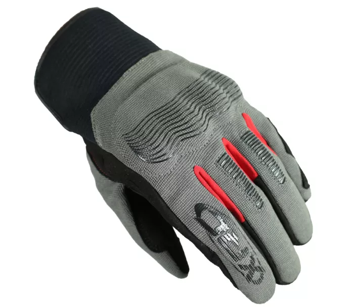 Pánské rukavice na moto XRC BRRISON black/grey
