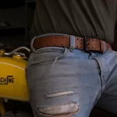 Trip Machine Bronco Belt Vintage Tan