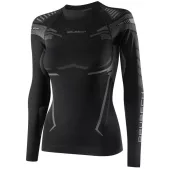 Dámské funkční triko Brubeck Dry černá/grafitová