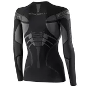 Dámské funkční triko Brubeck Dry černá/grafitová