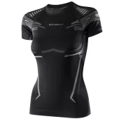 Dámské funkční tričko Brubeck Dry černá/grafitová