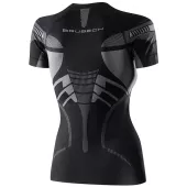 Dámské funkční tričko Brubeck Dry černá/grafitová