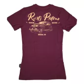 Dámské tričko Rusty Pistons Master 85 burgundy