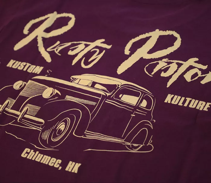 Dámské tričko Rusty Pistons Master 85 burgundy