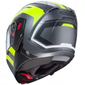 Helma na moto Caberg Horus X Road matt gun metal/black/yellow fluo