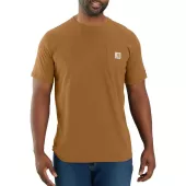 Tričko CARHARTT Force Pocket S/S brown