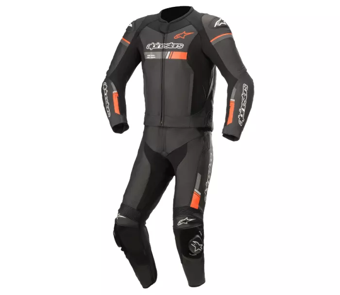 Dvoudílná kombinéza 2026 Alpinestars GP Force Chaser black/red fluo