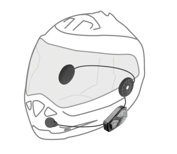 CellularLine Bluetooth headset pro uzavřené a otevřené přilby