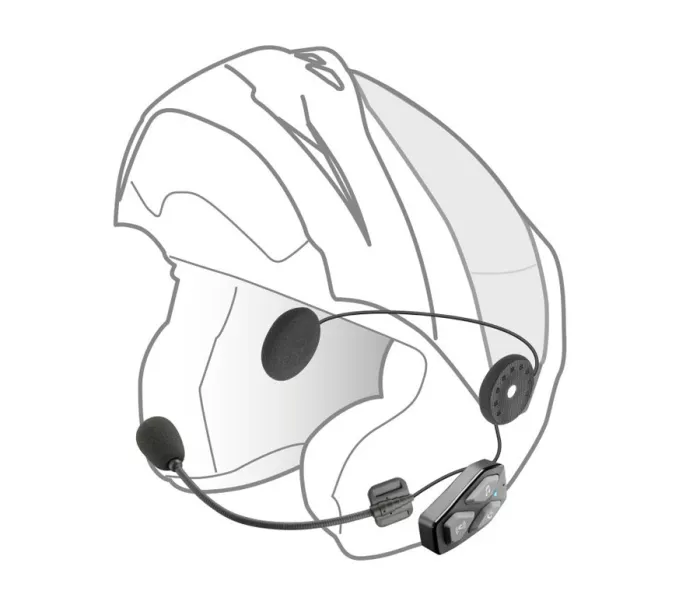 CellularLine Bluetooth headset pro uzavřené a otevřené přilby