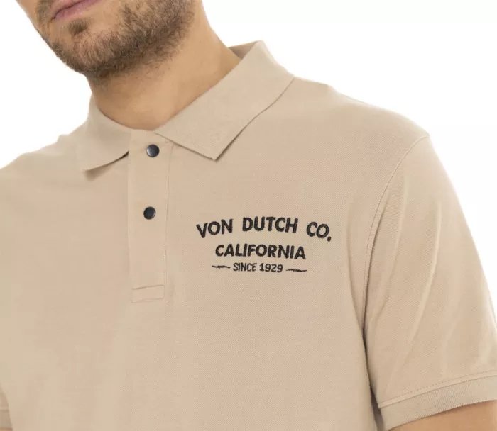 Tričko Von Dutch Comp beige