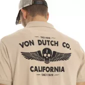 Tričko Von Dutch Comp beige
