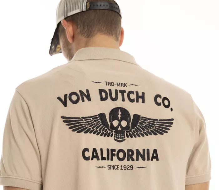Tričko Von Dutch Comp beige