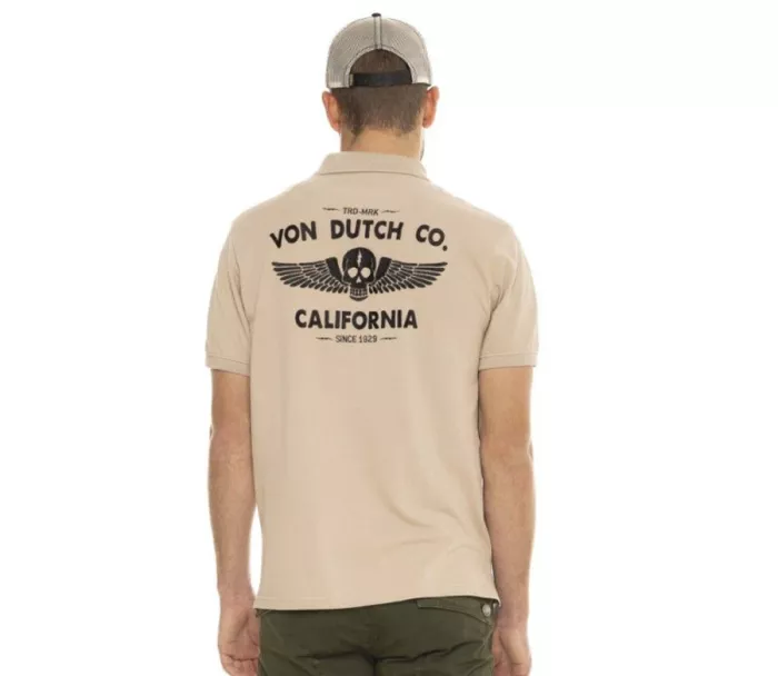 Tričko Von Dutch Comp beige