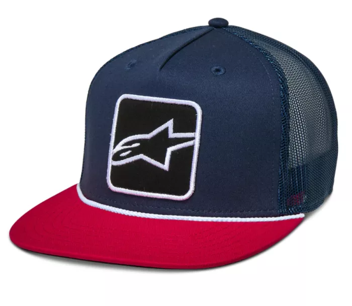 Kšiltovka 2025 Alpinestars Control Trucker OS navy/red