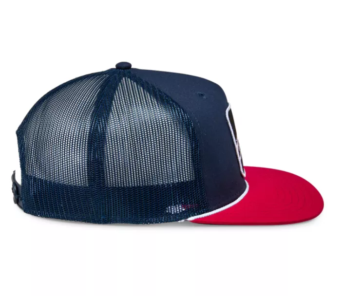 Kšiltovka 2025 Alpinestars Control Trucker OS navy/red