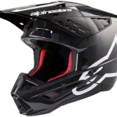 Motokrosová helma 2025 Alpinestars SM5 Corp black/grey glossy helmet